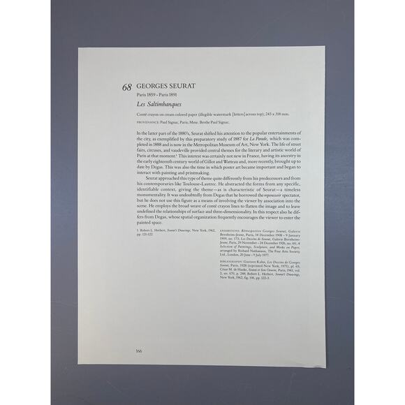 Georges Seurat, Drawbridge in Paris, Drawing, Print, Classic Art ~ 240623-WH 595 - Picture 3 of 3